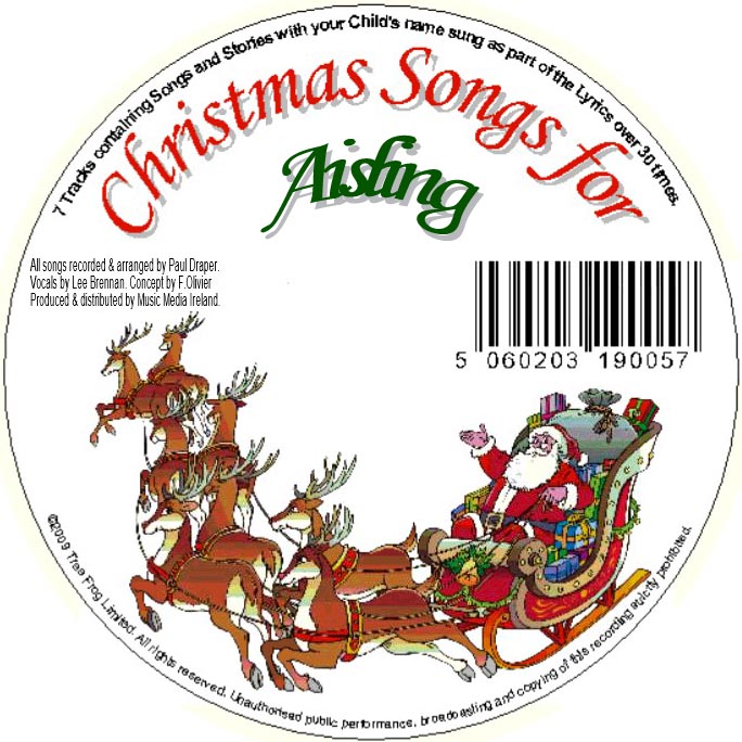 B - Personalised Children's "Christmas" CD